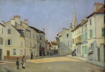 Rue de la Chaussee in Argenteuil, 1872